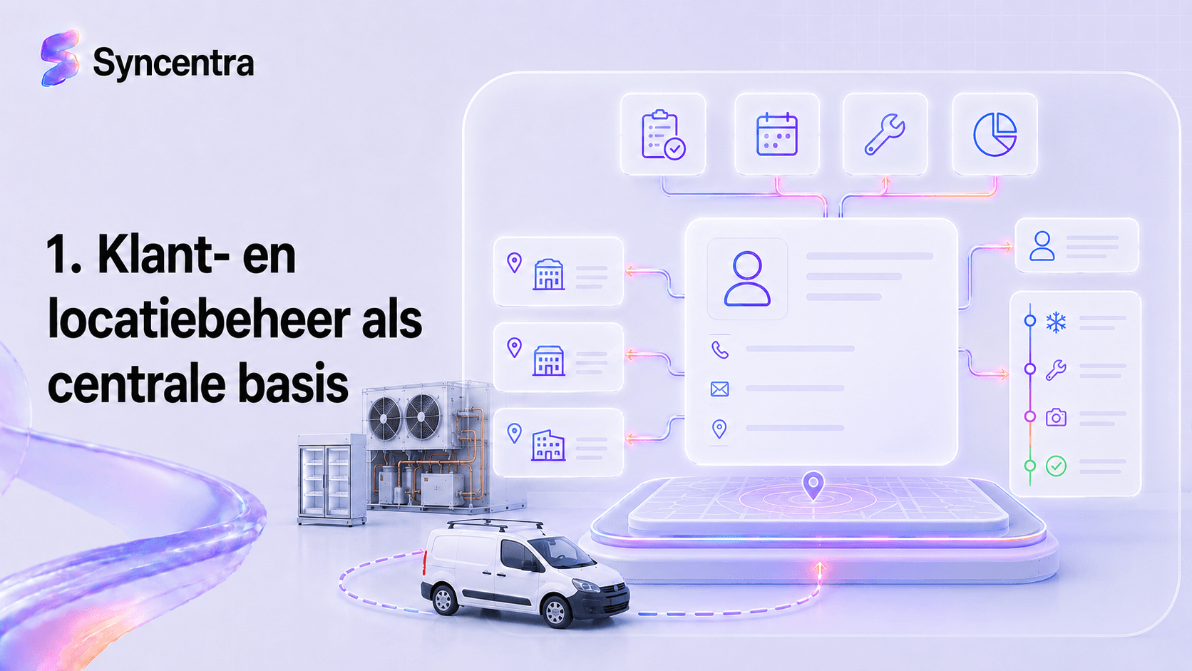 Klant- en locatiebeheer als centrale basis